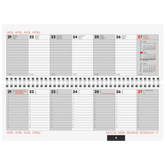 Querterminbuch Mod. 772 2026 | 297×105 mm, Karton, hanf